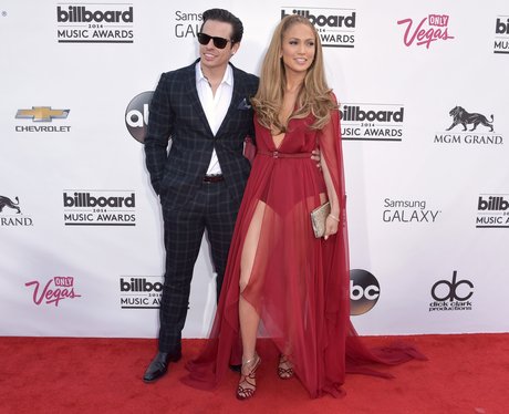 Casper Smart and Jennifer Lopez at the Billboard M