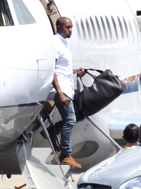 Kanye West Arrives in Florence