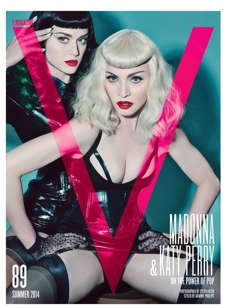 Katy Perry and Madonna V Magazine 2014