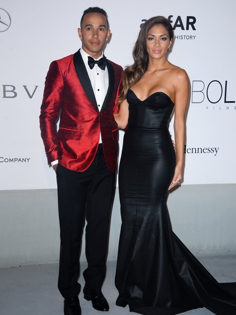 Nicole Scherzinger and Lewis Hamilton