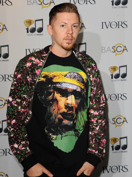 Professor Green Ivor Novello Awards 2014