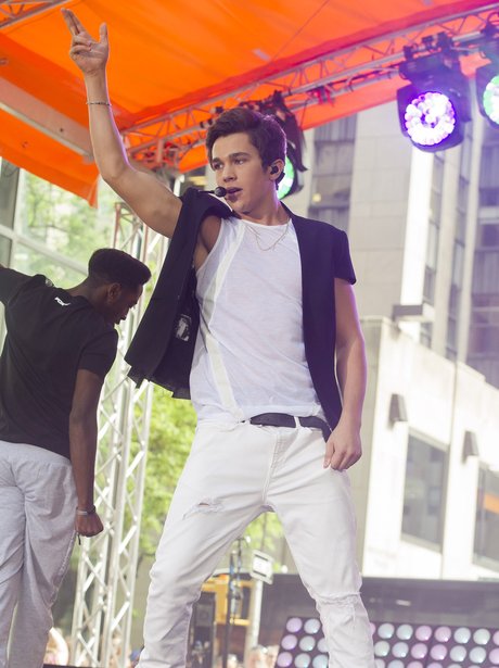 Austin Mahone performs on NBC's 'Today' in New Yor