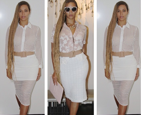 Beyonce with braids