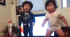 Dancing korean babies