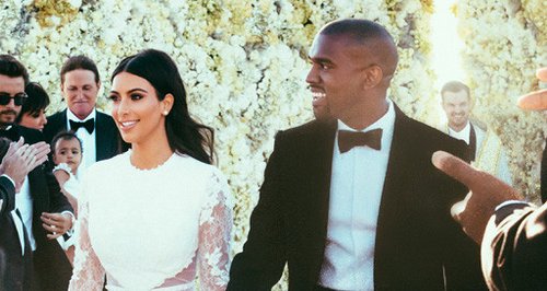 Kim Kardashian and Kany West Wedding 2014