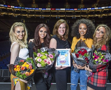Little Mix presented with an award