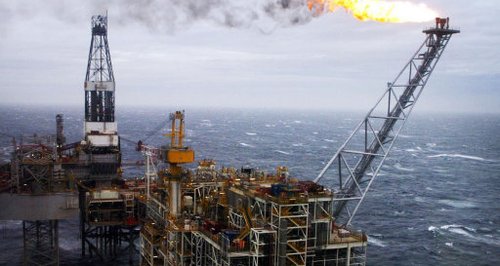 Oil Rig North Sea