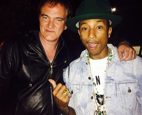 Pharrell Williams with Quentin Tarantino