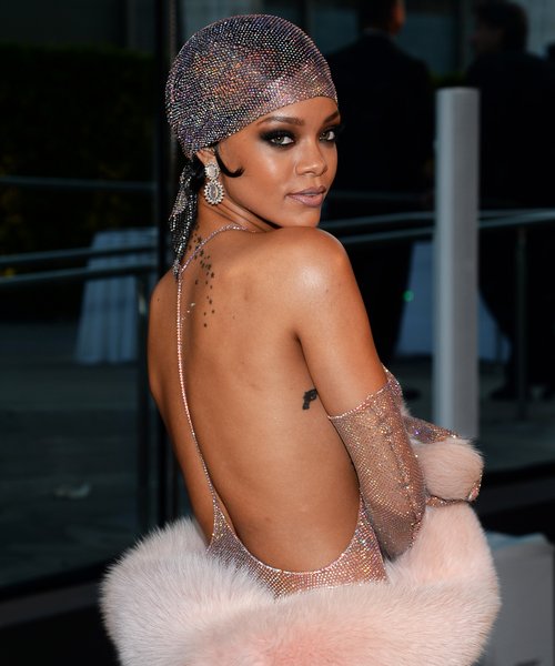 Rihanna wears see-through dress to pick up her Fashion Icon Awards