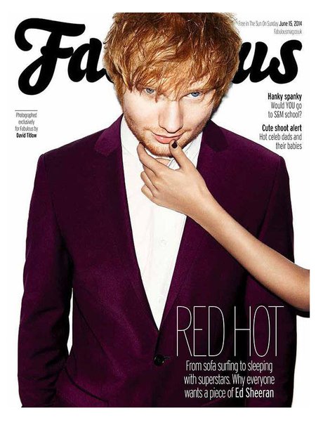Ed Sheeran Fabulous Magazine 2014