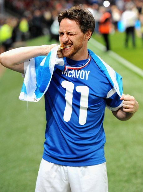 James McAvoy at Soccer Aid 2014