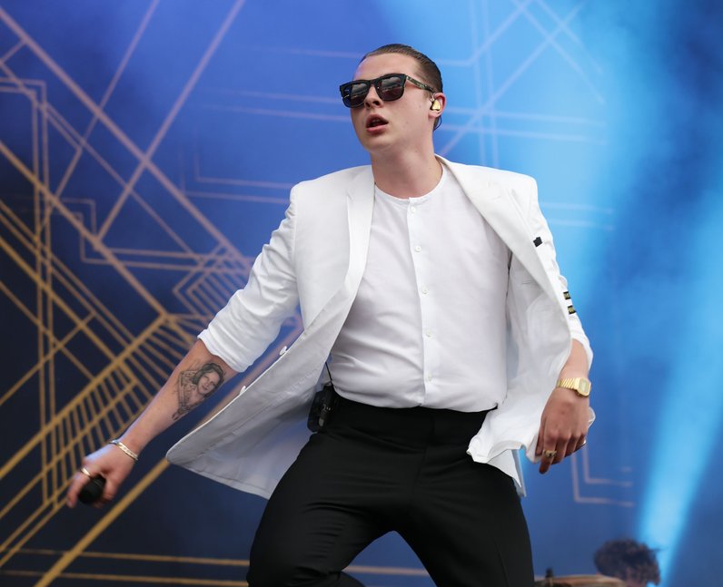 John Newman performs live at Isle Of Wight Festiva