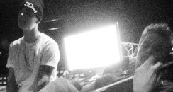 Justin Bieber Cody Simpson Studio Instagram