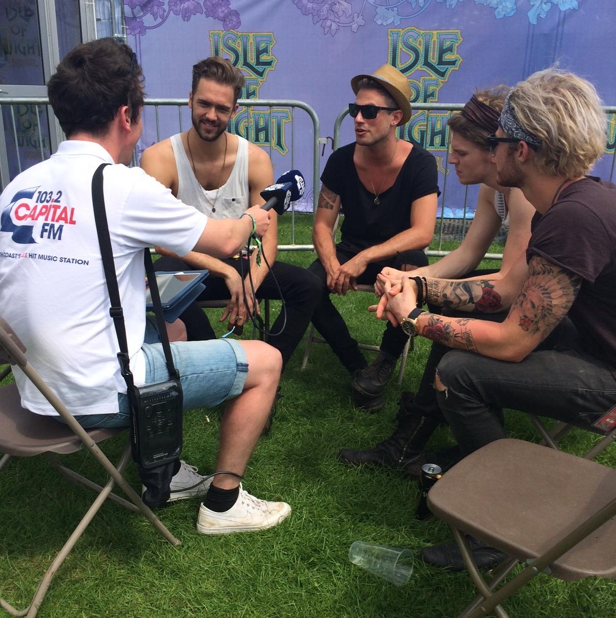 Lawson at the Isle of Wight Festival 2014