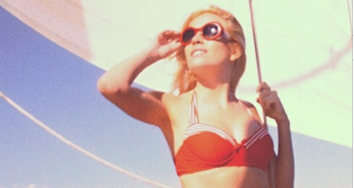 Pixie Lott in a bikini