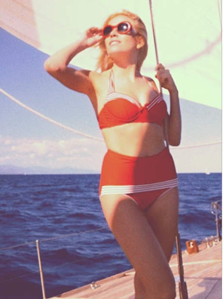 Pixie Lott in a bikini