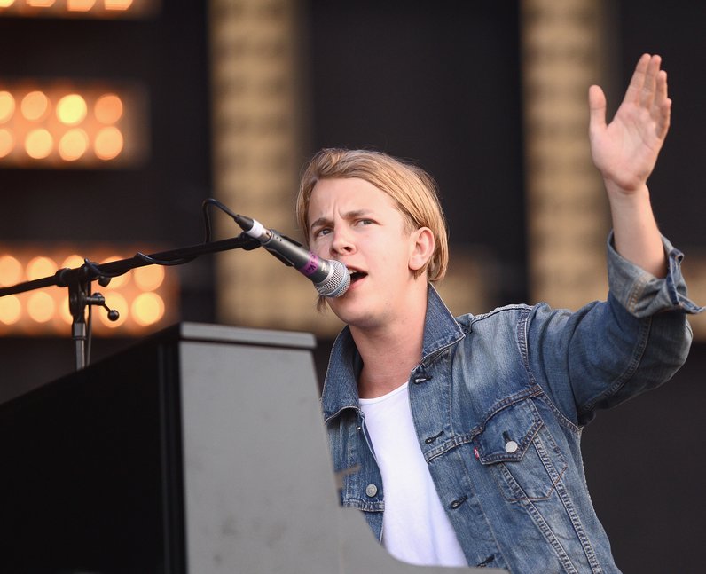 Tom Odell performs at the Isle Of Wight Festival 2