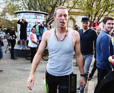 Coldplay Shoot 'A Sky Full Of Stars' Video In Sydn