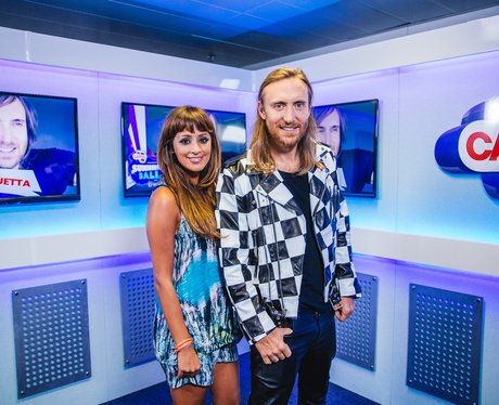 David Guetta and Max backstage at the Summertime B