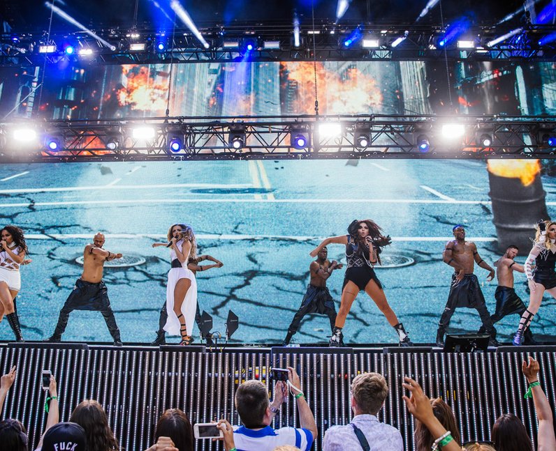 Little Mix live at the Summertime Ball 2014
