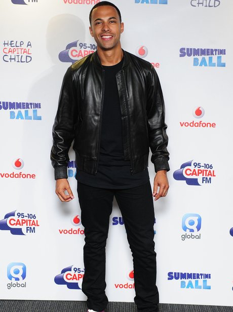 Marvin Humes Summertime Ball Arrivals 2014