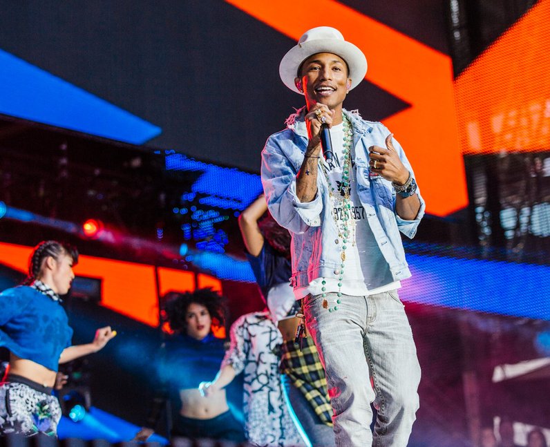 Pharrell Williams at the Summertime Ball 2014