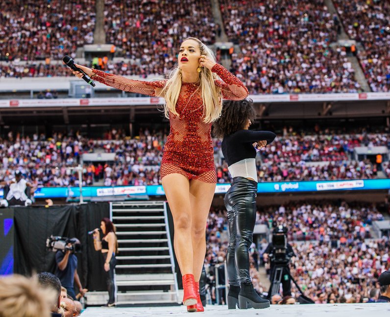 Rita Ora live at the Summertime Ball 2014
