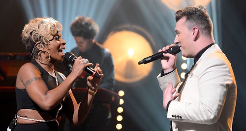 Sam Smith and Mary J Blige