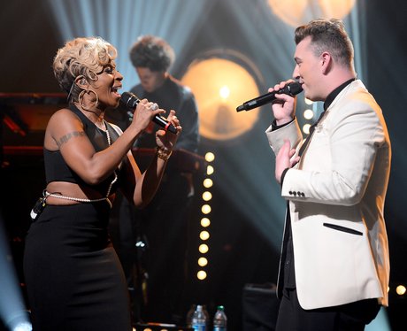 Sam Smith and Mary J Blige