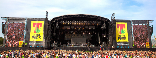 T in the Park main stage