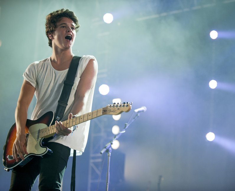 The Vamps live at the Isle of Wight festival