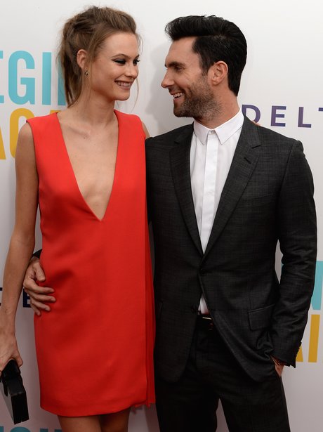 Adam Levine and Behati Prinsloo