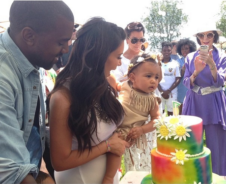 Kanye West Kim Kardashian North West birthday Kidc