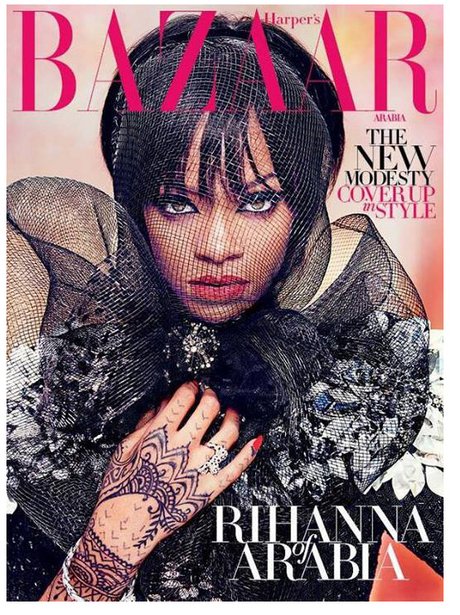 Rihanna Harper's Bazar Arabia 2014