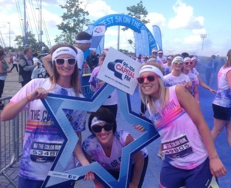 Capital FM at the Manchester Color Run