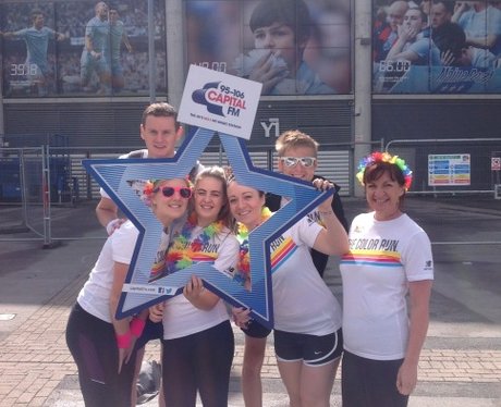 Capital FM at the Manchester Color Run