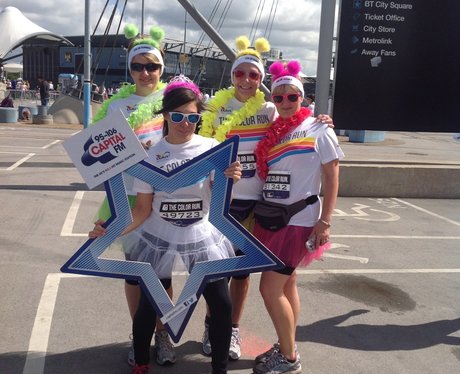 Capital FM at the Manchester Color Run