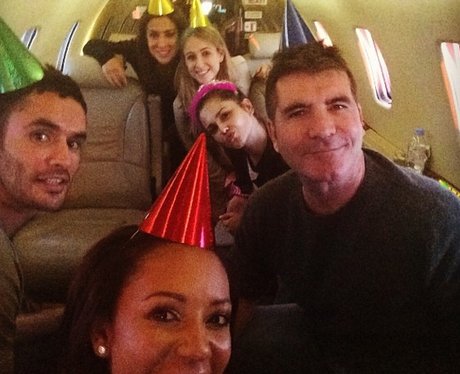 Cheryl Cole and Simon Cowell Birthday