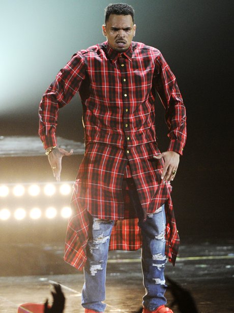 Chris Brown BET Awards 2014