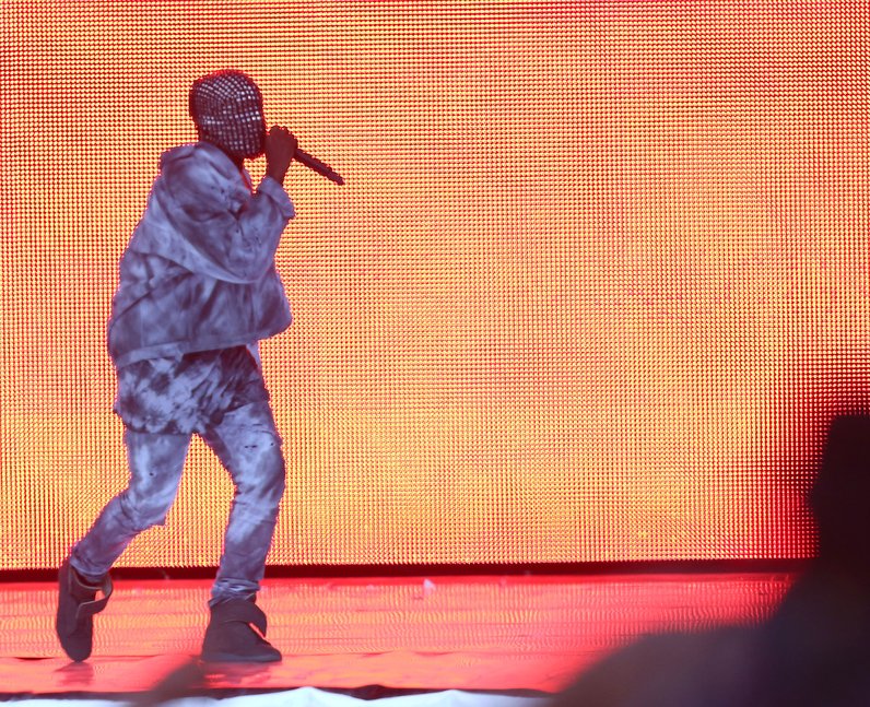 Kanye West at Wireless Festival 2014 in London
