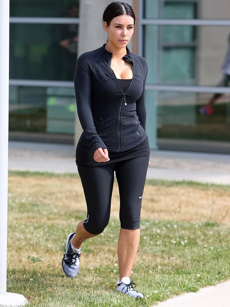 Kim Kardashian heads out from a gym session with her family - This Week ...