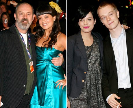 Lily Allen with Brother and Dad