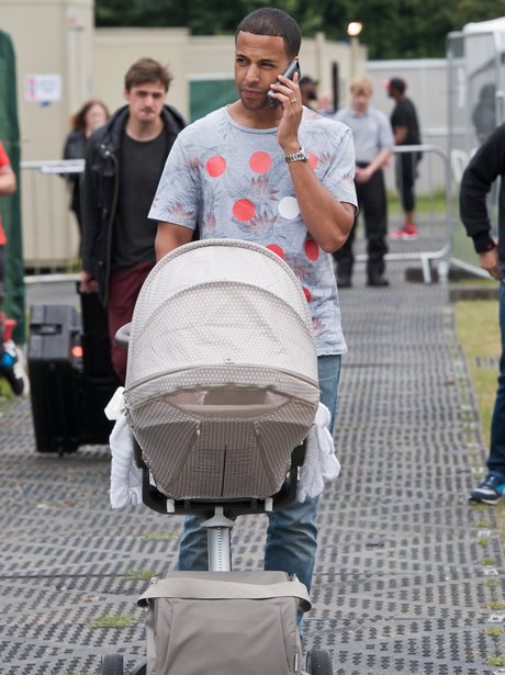 Marvin Humes and daughter Alaia-Mai