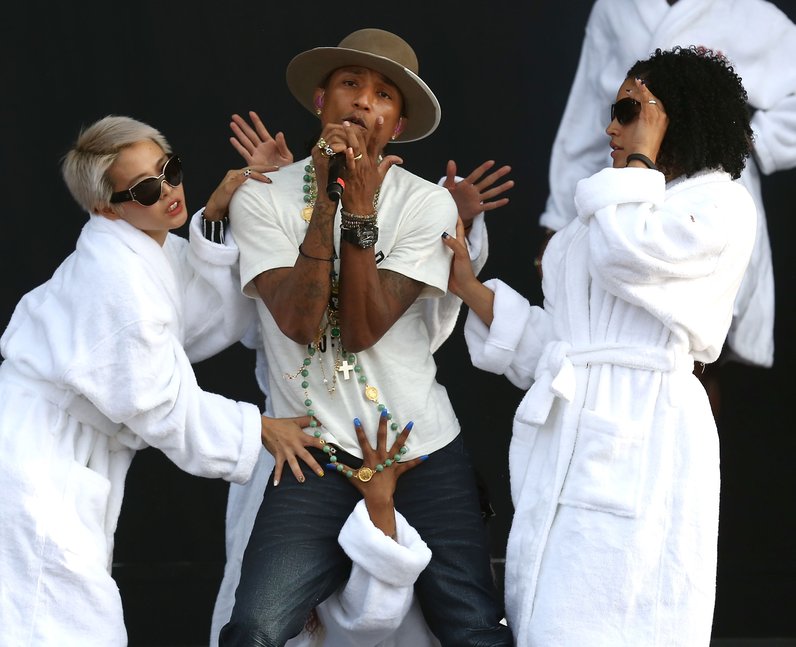 Pharrell At Wireless Festival 2014
