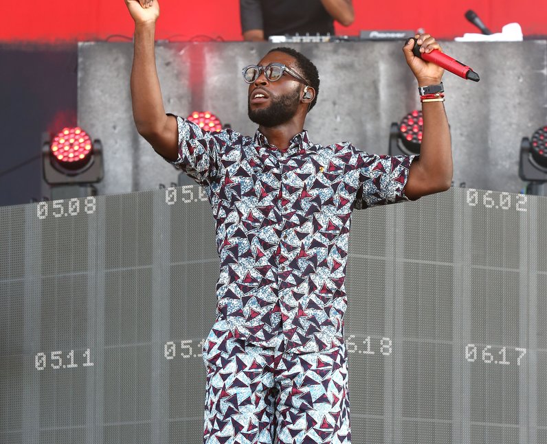 Tinie Tempah and DJ Charlesy at Wireless Festival