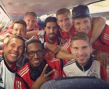 Germany Lukas Podolski selfie