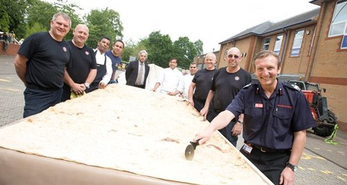 Giant naan bread