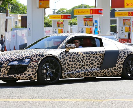 Justin Bieber makes a SERIOUS statement in a leopard 