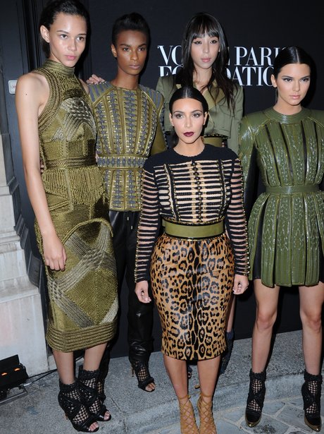 Kendal Jenner and Kim Kardashian in Paris together