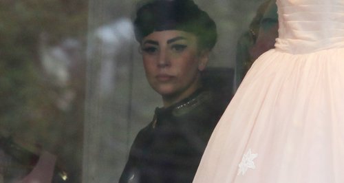 Lady Gaga shopping for wedding dress?